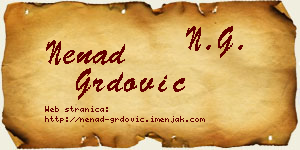 Nenad Grdović vizit kartica